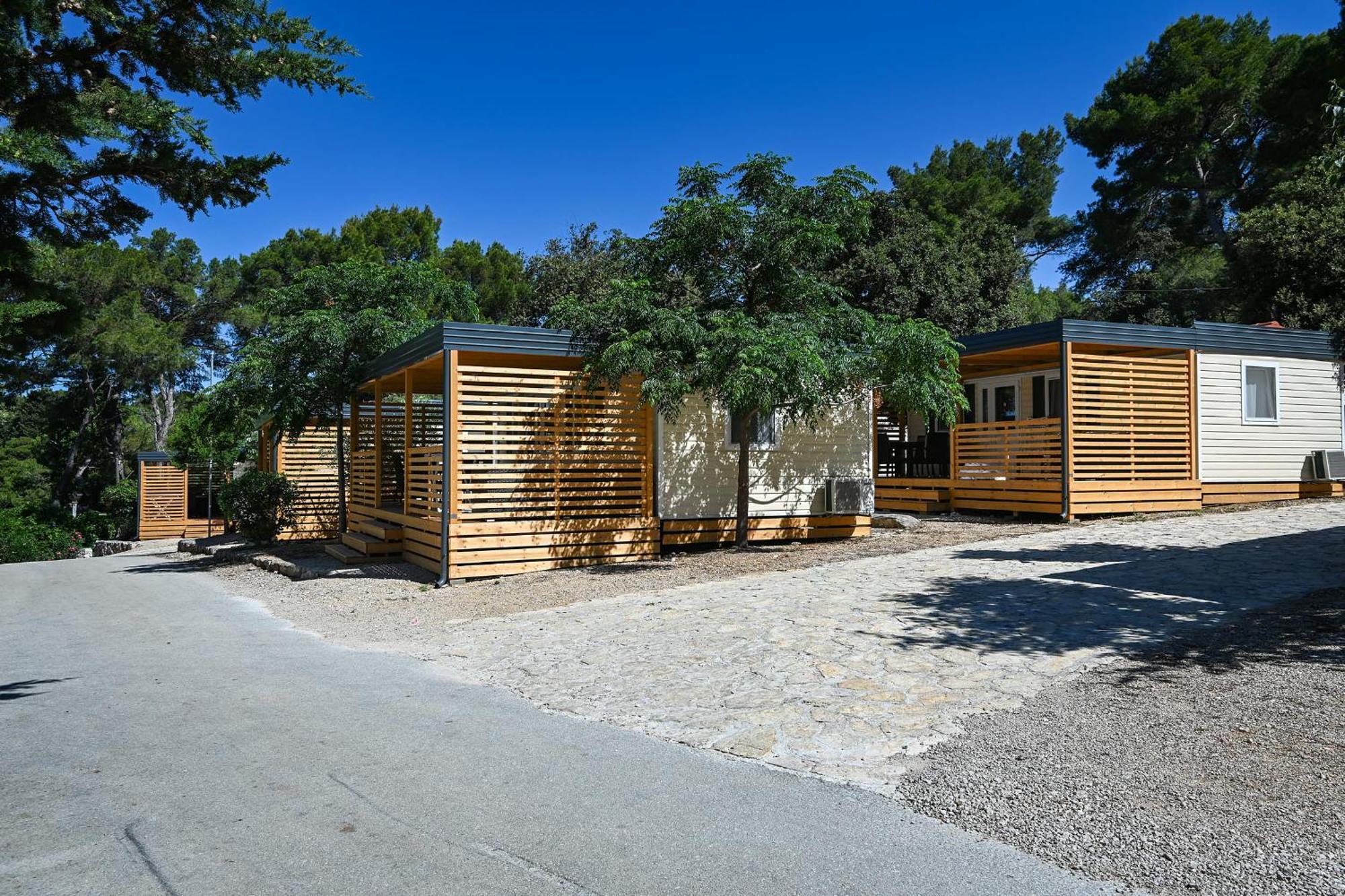 Camping Park Soline Mobile Homes Biograd Na Moru Eksteriør billede