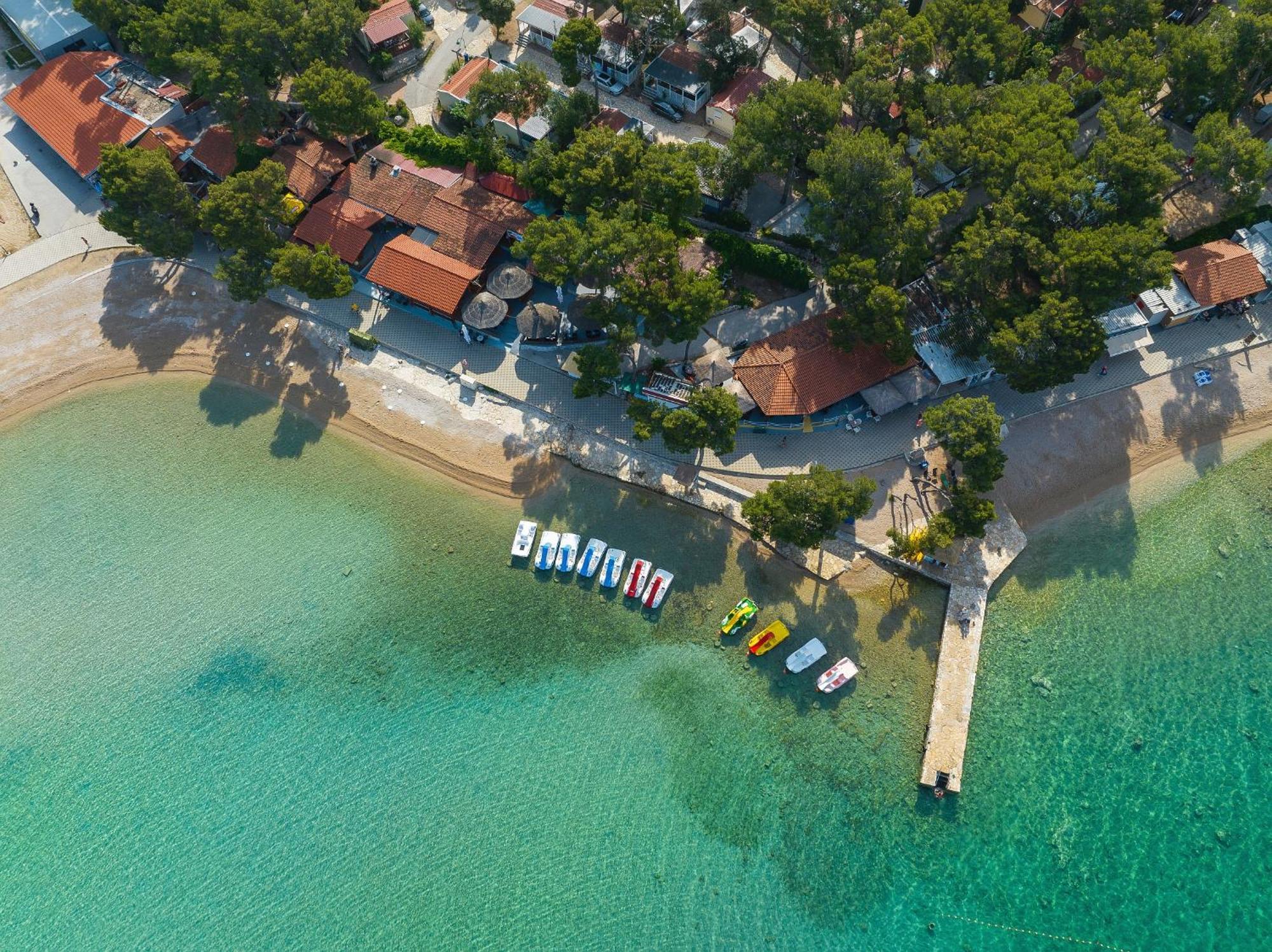 Camping Park Soline Mobile Homes Biograd Na Moru Eksteriør billede